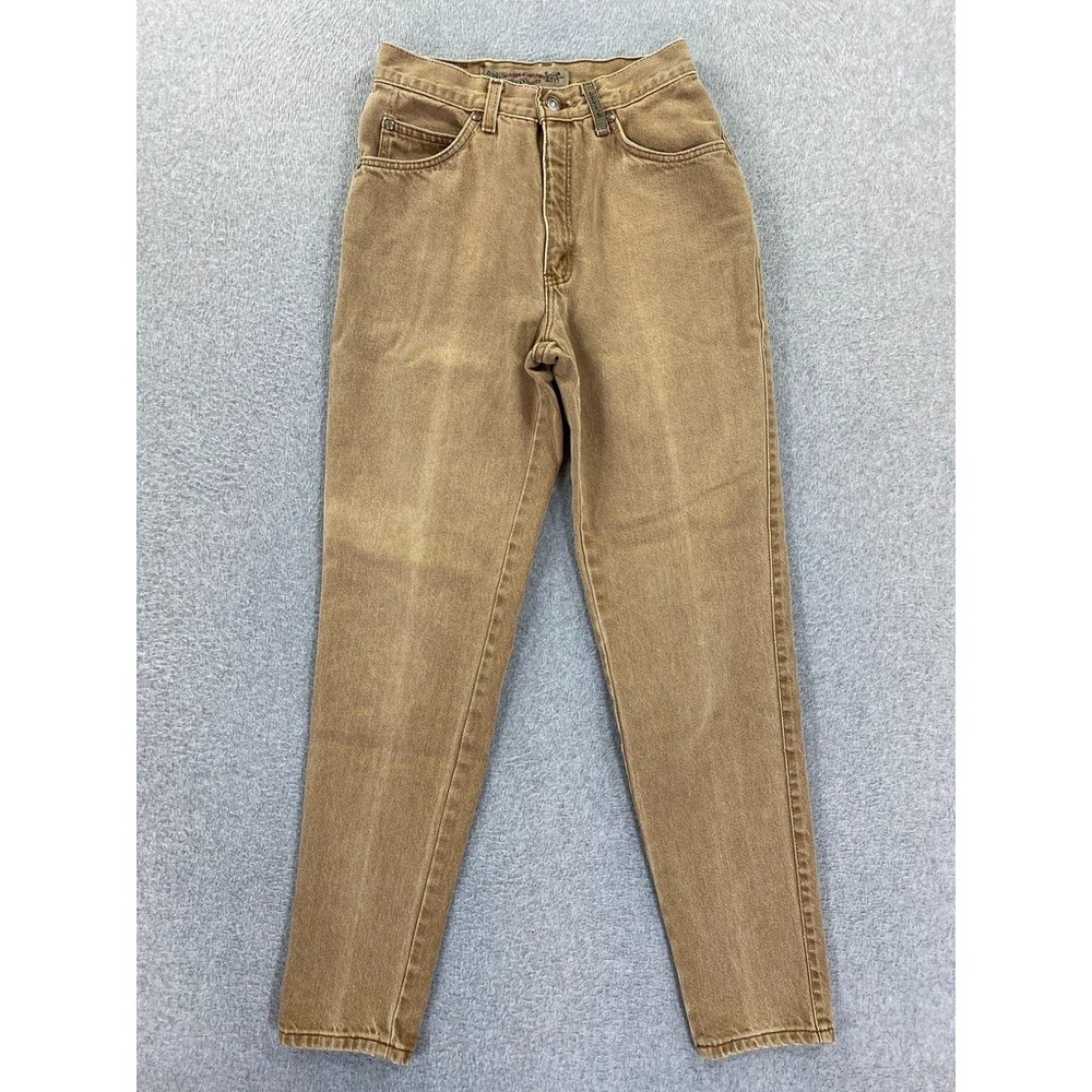 VTG Levis 900 Jeans Womens 9 Brown Tapered Mid Rise 90s Medium Wash USA Denim